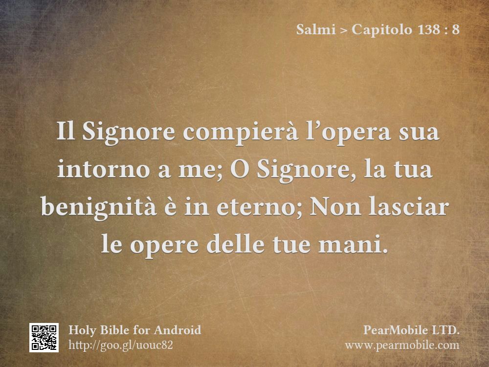 Salmi, Capitolo 138:8